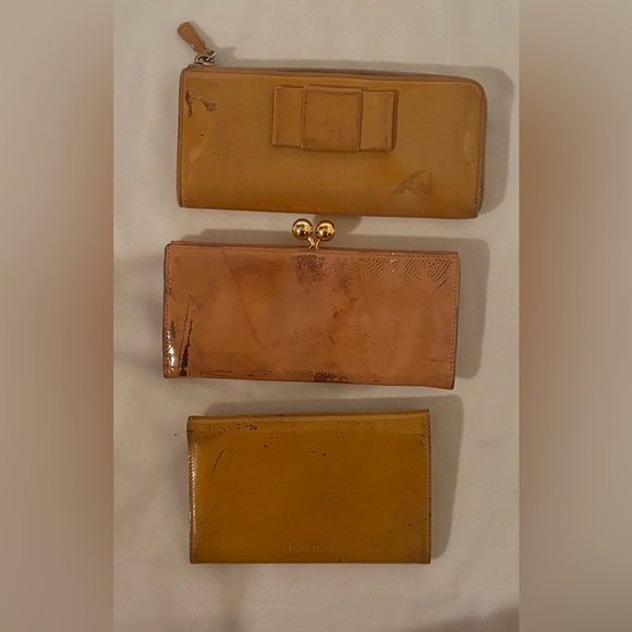 Mui mui three project - rehab - long patent leather wallets - Picture 2 of 8